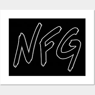 NFG Black B Posters and Art